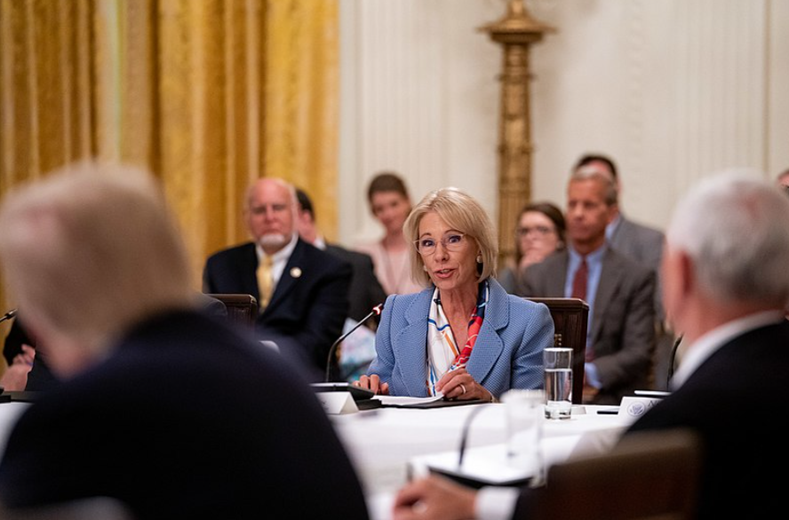 Betsy DeVos and Trump Threaten to Cut Funding From Schools That Don’t Reopen